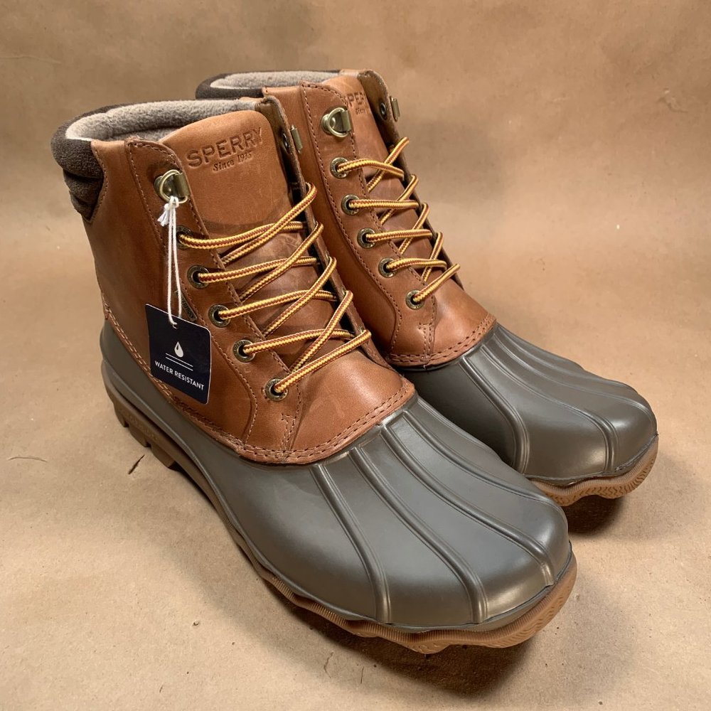 Sperry Avenue Duck Boots Tan/Brown, New!